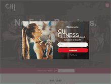 Tablet Screenshot of chi-fitness.com